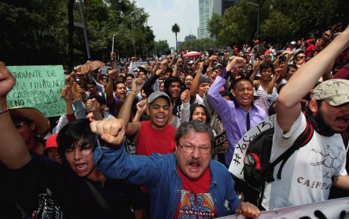 Marcha #YoSoy132 de junio 2012. Foto: Notimex.