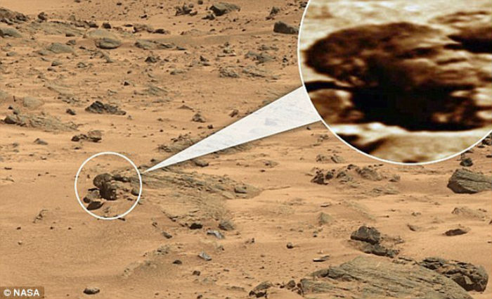 La Pareidolia Es Algo Frecuente En Las Imágenes Que Son Enviadas Desde Marte Por Sondas Y Satélites Hay Personas Que Incluso Ven Cabezas En Ellas Foto Daily Mail