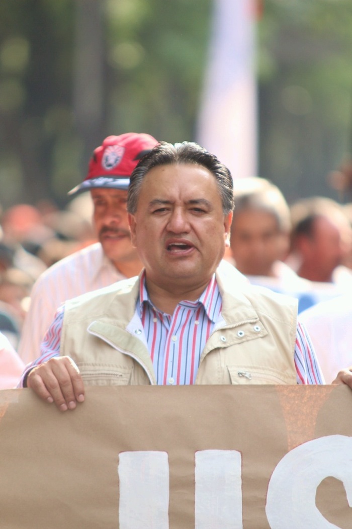 Martín Esparza, líder del SME. Foto: Francisco Cañedo, SinEmbargo