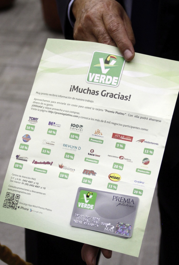 El Presentó Una Denuncia Ante La Fepade Contra El Verde Por La Tarjeta premia Platino Foto Cuartoscuro