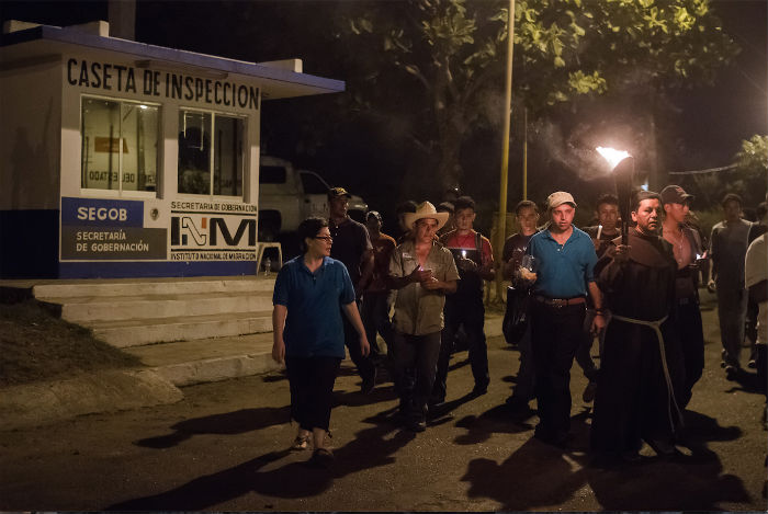 Viacrucis del migrante, Tenosique, Tabasco, abril de 2012. Foto: Prometeo Lucero, especial