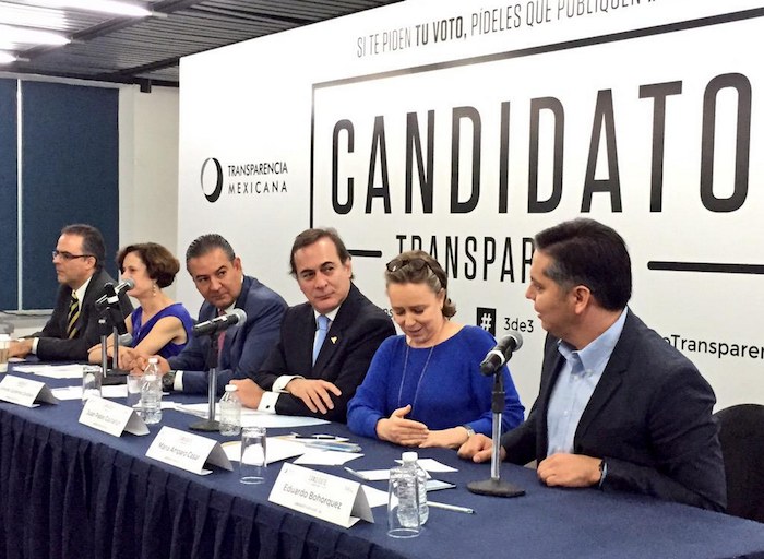 La iniciativa Candidato Transparente fue presentada ayer. Foto: Twitter @imcomx