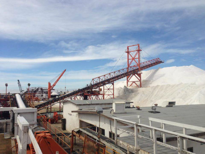 La Empresa Exportadora de Sal, ubicada en Guerrero Negro, Baja Califorina Sur. Foto: Especial