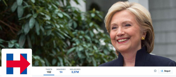 Hillary Clinton Hace Una Apuesta Fuerte Por Redes Sociales Como Twitter Foto Screenshot