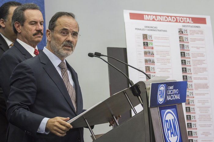 Gustavo Madero Líder Nacional Del Pan Foto Cuartoscuro