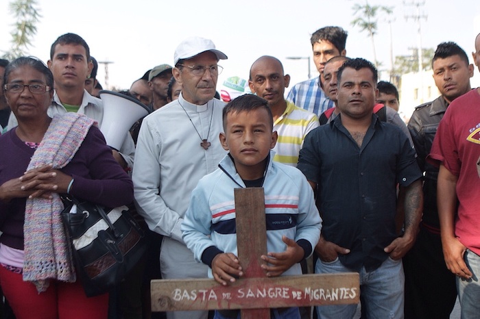 El pasado el 24 de marzo iniciaron este recorrido en la frontera de México y Guatemala. Foto: Francisco Cañedo Cruz