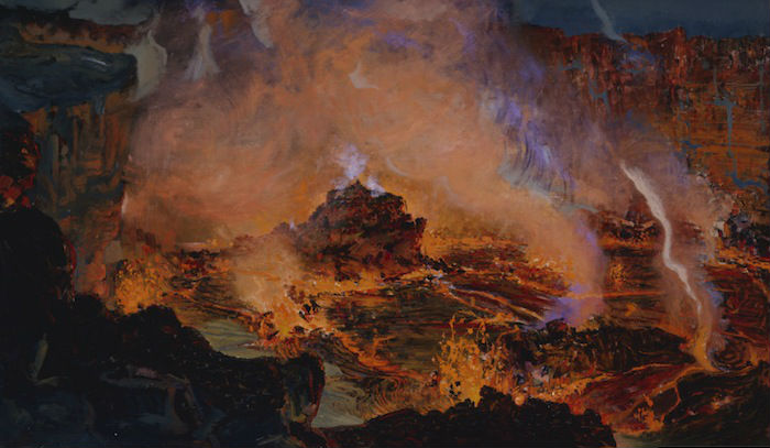 Ambrose Patterson, "Mount Kilauea, The House of Everlasting Fire" (1917). Foto: Honolulu Museum of Art