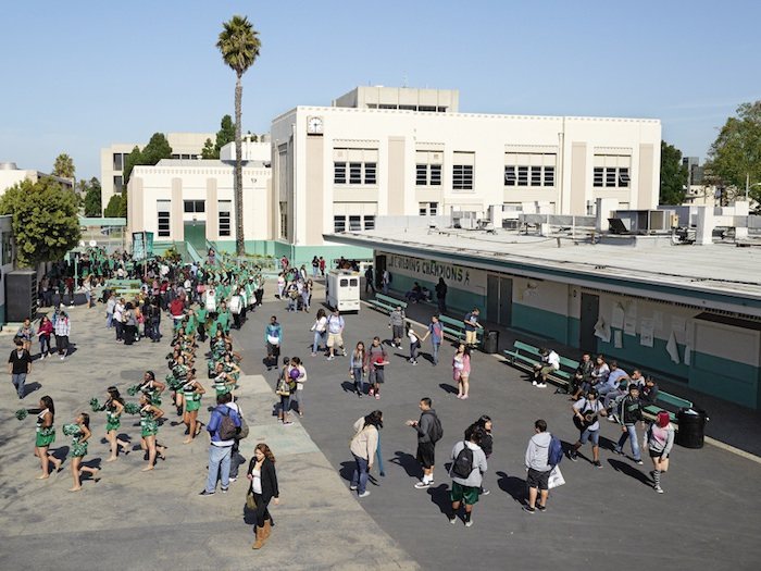 Inglewood High School, Inglewood, California. Foto: James Mollison