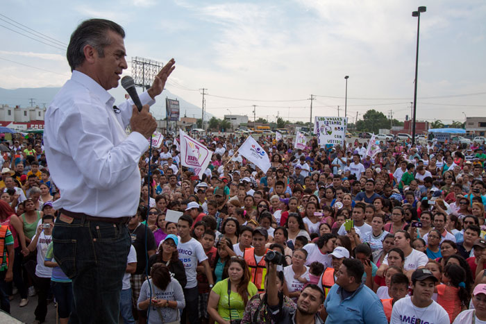 El viernes, en Benito Juárez, Nuevo León. Foto: Cuartoscuro