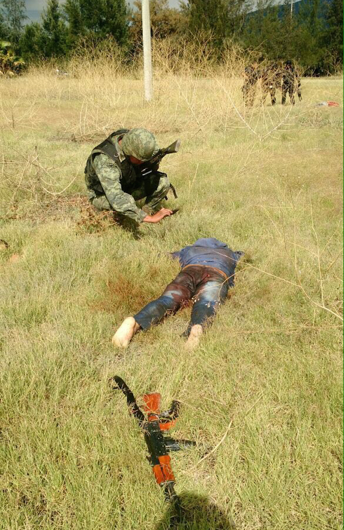 43 personas murieron en el enfrentamiento de Ecuandureo, Michoacán. Foto: Cuartoscuro.