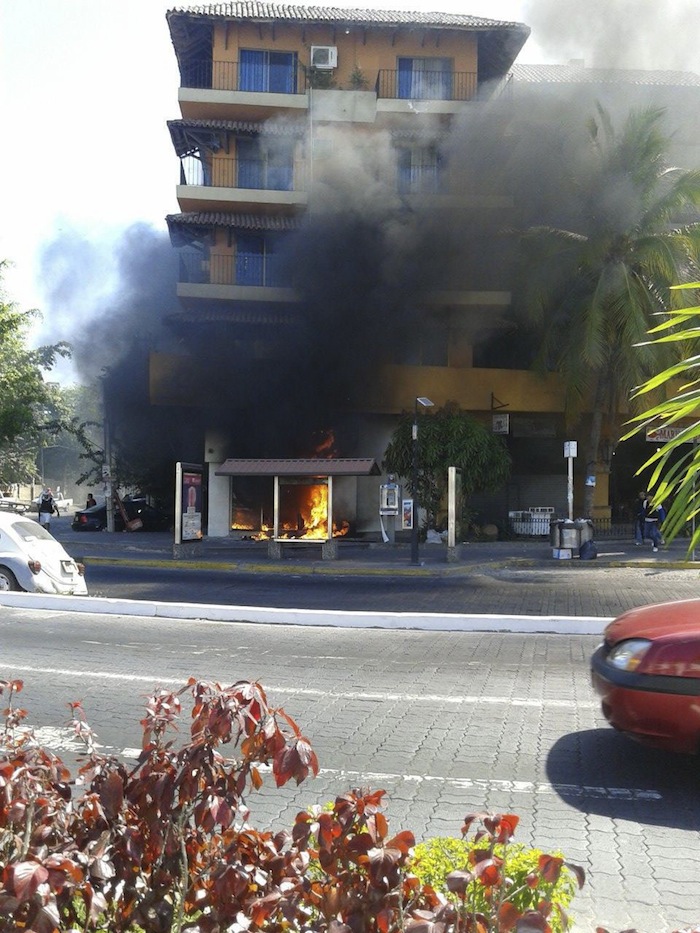 Ataque coordinado en Jalisco el pasado 1 de mayo.  Foto: Cuartoscuro