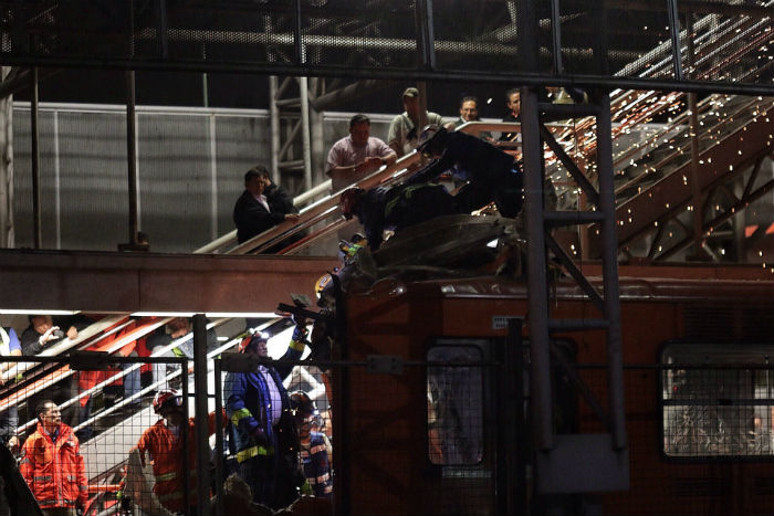 Durante El Choque En La Estación Oceanía El Pasado Lunes Se Reportaron Varios Lesionados Foto Francisco Cañedo Sinembargo