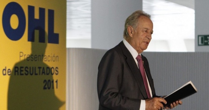 El presidente del grupo OHL, Juan Miguel Villar Mir. Foto: EFE.