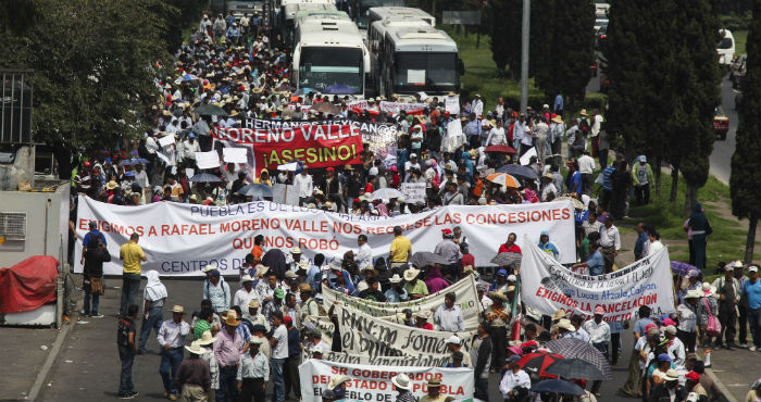 Manifestación contra la Ley Bala. Foto: Cuartoscuro