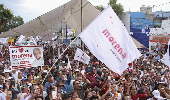 Mitin De Movimiento De Regeneración Nacional Llevado a Cabo El De Mayo En La Delegación Gustavo A Madero Foto Cuartoscuro