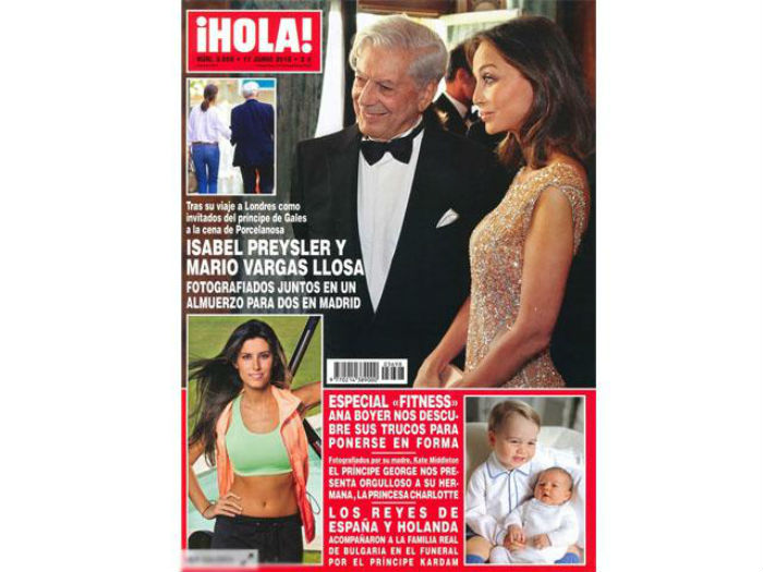 La portada de Hola que no pudo haber salido sin la autorización de los involucrados. Foto: revista Hola