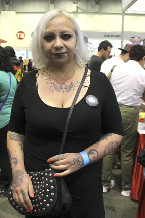 Marcela Esparza, una de las organizadoras de la Expo Vive Gatito quien cuenta también con un refugio para gatos sin hogar. Foto: Luis Barrón/SinEmbargo.