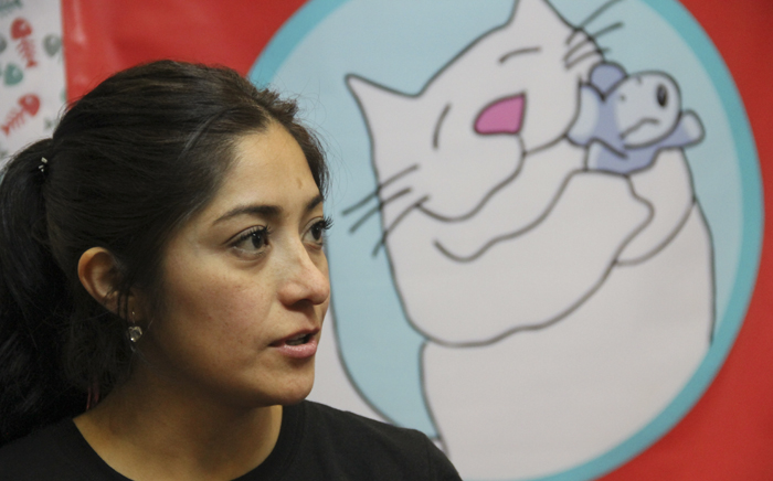 Milagros Medina es diseñadora mexicana y comenzó a hacer accesorios para gatos pues observó que en el país no existían muchos productos para los animales. Foto: Luis Barrón/SinEmbargo.