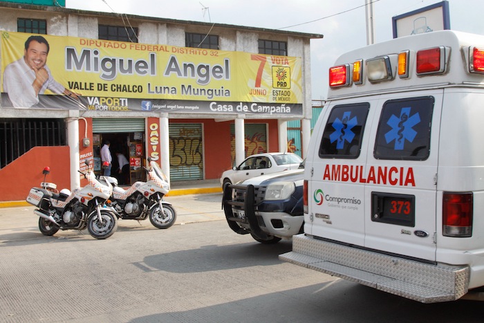 A sólo unos días de la elección un grupo de hombres armados ingresó a la casa de campaña de Miguel Ángel Luna Munguia, candidato del PRD a la diputación federal y lo asesino a tiros. Foto: Cuartoscuro