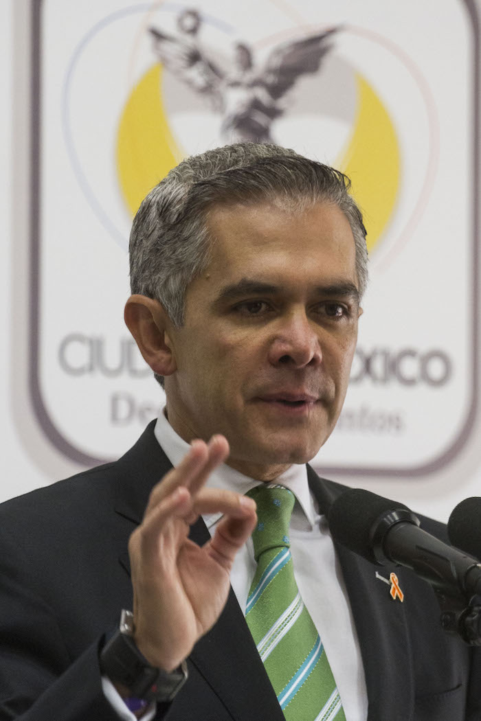 Mancera hizo su anuncio un día después de que hiciera lo propio Margarita Zavala. Foto: Cuartoscuro.