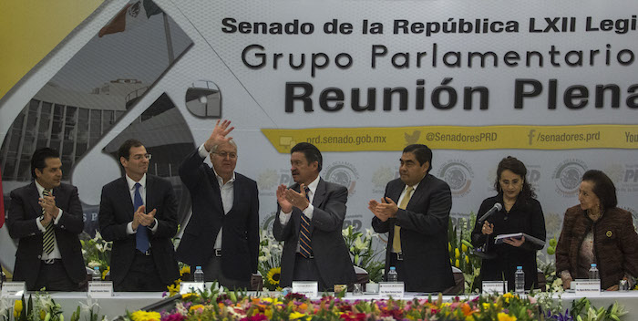 Su última Aparición Pública Fue Durante La Reunión Plenaria De Los Senadores Del Prd Foto Cuartoscuro