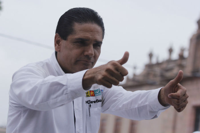 Silvano Aureoles Conejo ganó la contienda a la gubernatura de Michoacán. Foto: Cuartoscuro. 