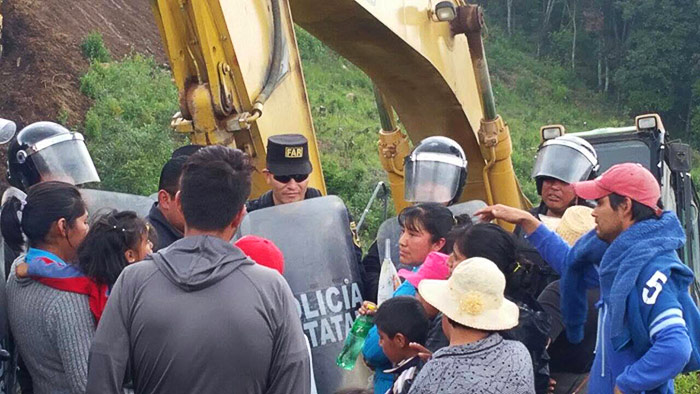 Protestas en San Francisco. Foto: Centro de Derechos Humanos Zeferino Ladrillero