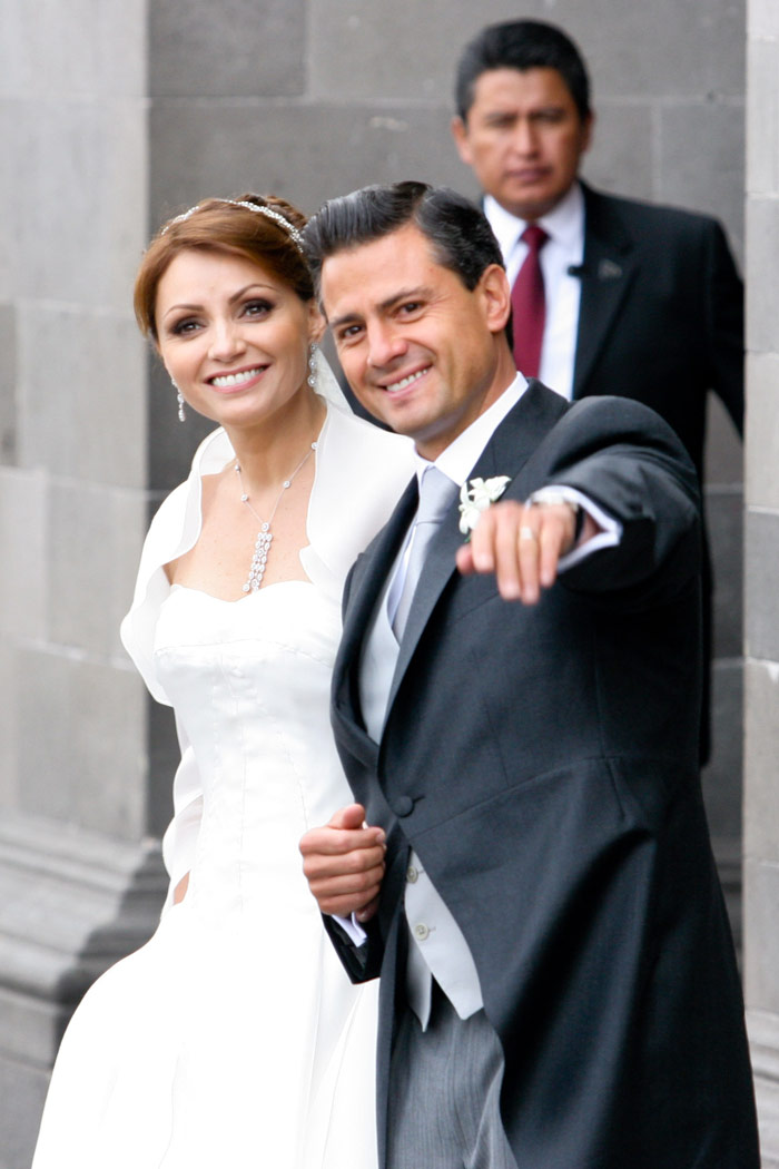 El día de su boda se veían felices, dijeron las crónicas sociales. Foto: Cuartoscuro