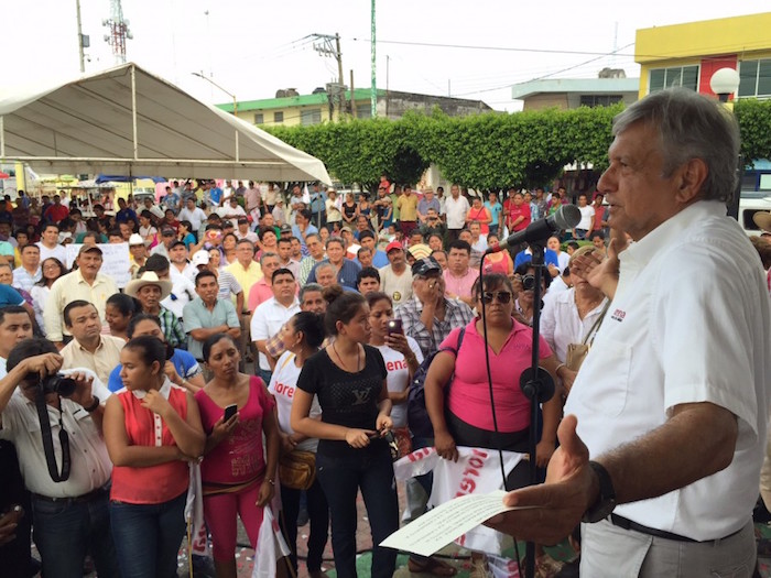 El ex candidato presidencial realiza una en Tabasco desde el pasado 23 de enero. Foto: amlo.org