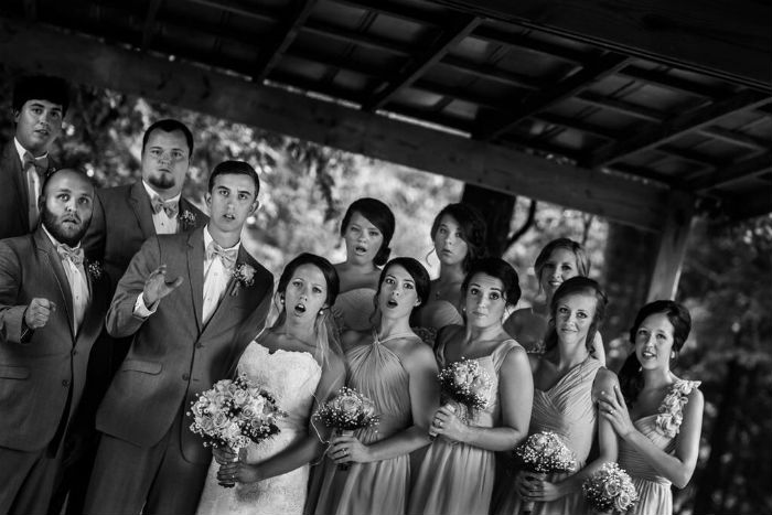 Richardson ni siquiera sabía que había capturado este momento hasta después de la boda, cuando estaba revisando lo que había fotografiado. Foto: Chase Richardson/Followell Photography