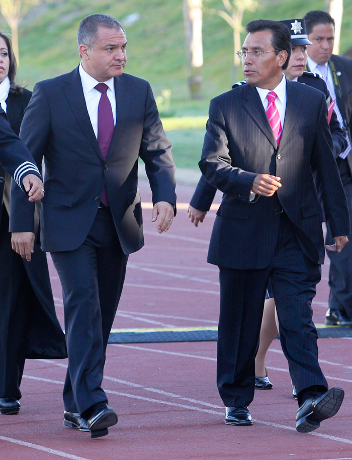 Genaro García Luna y Facundo Rosas. Foto: Cuartoscuro