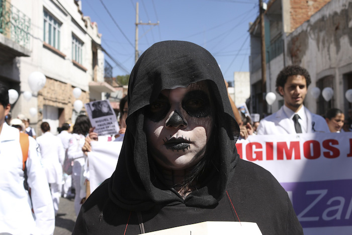 En Octubre De Doctores En La Ciudad De León Marcharon Para Protestar Contra La Inseguridad Foto Cuartoscuro