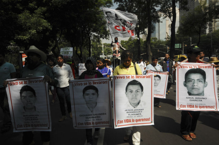 Nos faltan 43. FOTO: RUBÉN ESPINOSA /CUARTOSCURO.COM