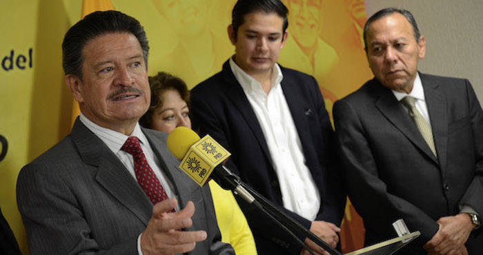 El Presidente Del Partido De La Revolución Democratica Carlos Navarrete En Conferencia De Prensa Foto Cuartoscuro