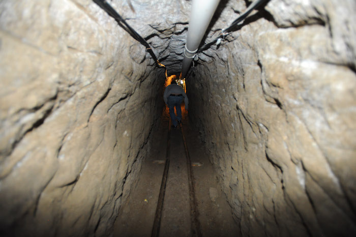 El túnel por el que se escapó Joaquín "El Chapo" Guzmán. Foto: Cuartoscuro.