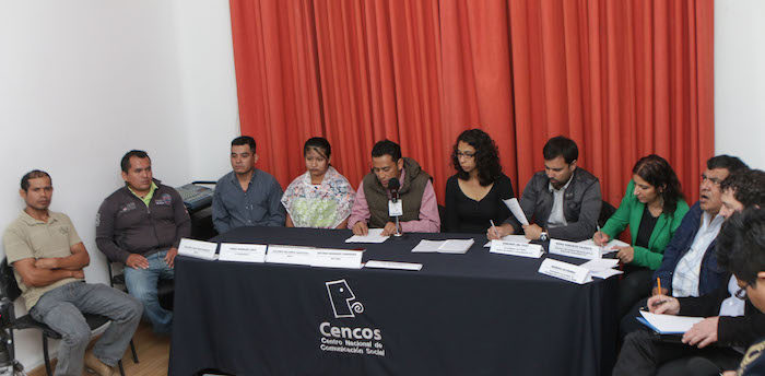 La “simulación” de una consulta para avalar el proyecto no es la única preocupación de los habitantes de San Felipe Tepatlán y las organizaciones de derechos humanos que los acompañan. Foto: Francisco Cañedo, SinEmbargo