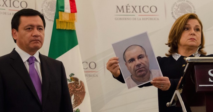 El Secretario De Gobernación Miguel Ángel Osorio Chong Y La Titular De La Pgr Arely Gómez En La Conferencia Del De Julio Tras La Fuga Del chapo Foto Cuartoscuro