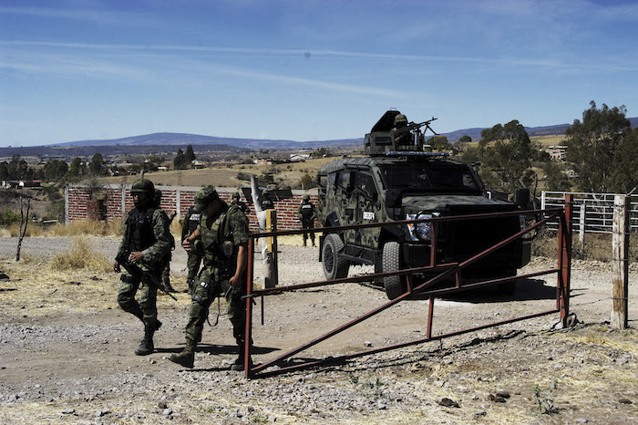 Elementos del Ejército en Nochistlan, Zacatecas. Foto: Cuartoscuro/Archivo.