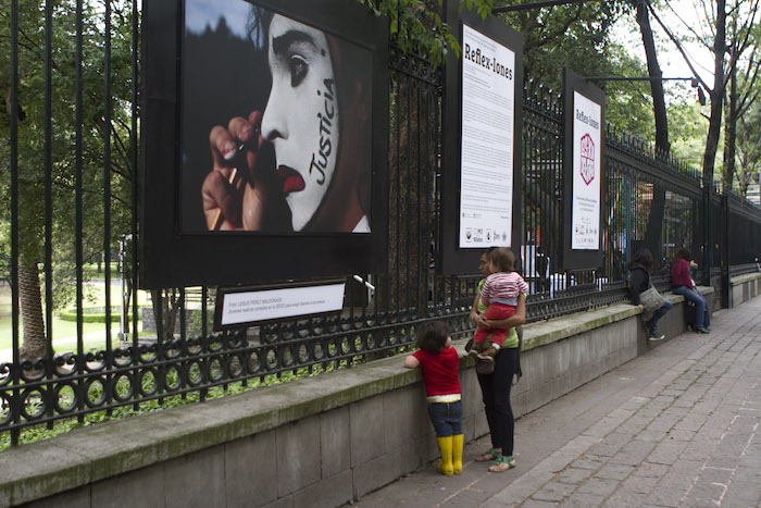 Exposición fotográfica en las rejas de Chapultepec. Foto: Cuartoscuro