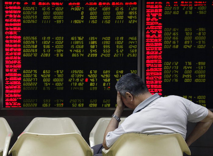 La bolsa de Shangai abrió con caídas del 6.41%. Foto: EFE