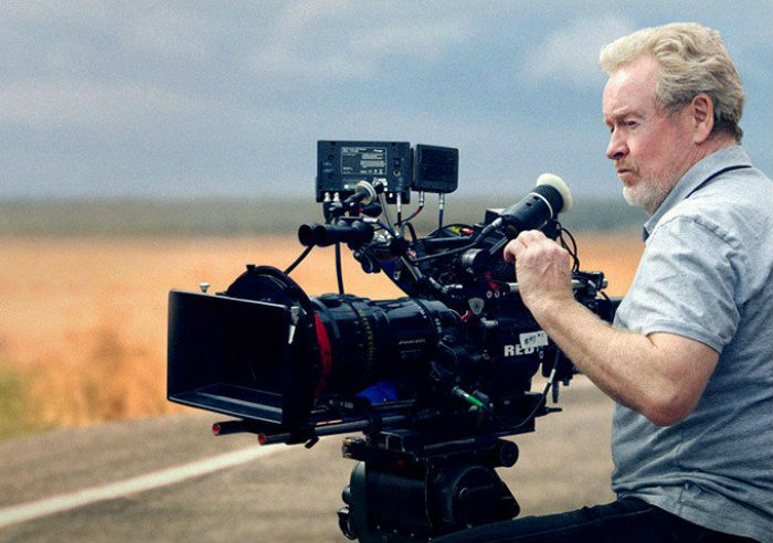 Ridley Scott en pleno rodaje de The Counselor. Foto: Facebook