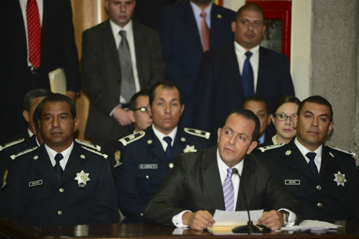 El día de la comparecencia del funcionario en el Congreso. Foto: Cuartoscuro