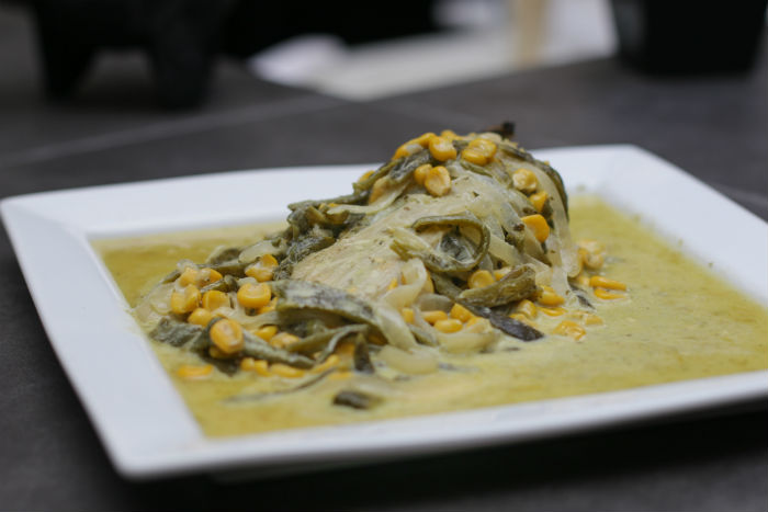 Un plato muy original y aclamado por los comensales que representa la esencia de la propuesta "bendita". Foto: Francisco Cañedo, SinEmbargo