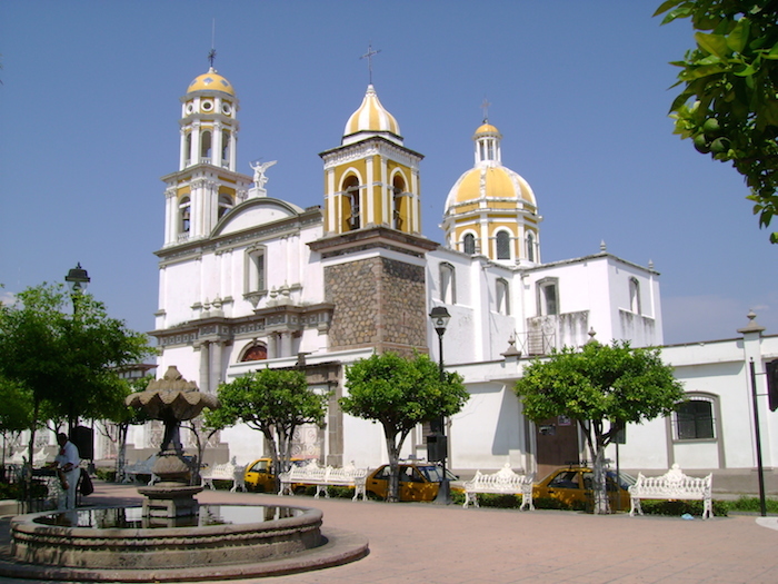 Comala es la Cabecera municipal a la que pertenece  Noguera, sitio en el que se organiza el tianguis Foto: Wikimedia