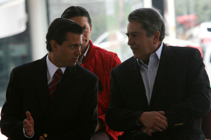 Peña Nieto Y Del Mazo En Durante La Inauguración Del Viaducto Bicentenario Foto Cuartoscuro