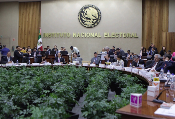 El Consejo General Del Ine En Sesión Foto Francisco Cañedo Sinembargo