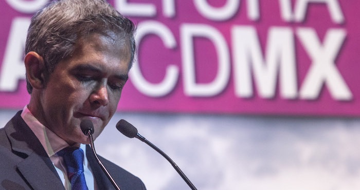 El Jefe De Gobierno Miguel Ángel Mancera Ha Negado Desde Que Era Procurador Capitalino La Presencia De Cárteles Del Narcotráfico Foto Cuartoscuro