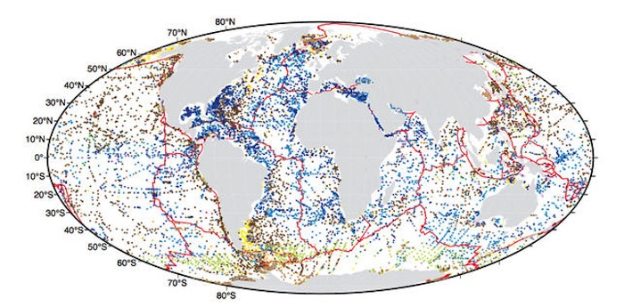 Mapa De Los Puntos En Los Que Se Recogieron Las Muestras Utilizadas Foto Adriana Dutkiewicz