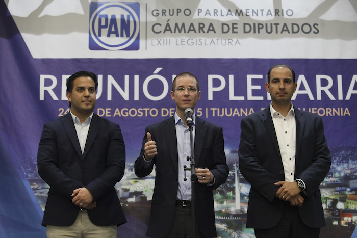 Ricardo Anaya, Presidente Nacional del PAN se sumó a la cargada que defiende las candidaturas independientes. Foto: Cuartoscuro 