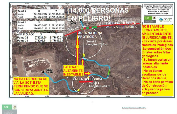 Uno De Los Estudios Que Explican Por Qué No Es Viable La Obra De Tradeco En Morelia Foto Sinembargo Especial